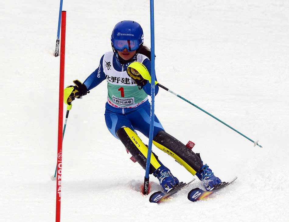 女子SL 優勝　佐藤　まのあ選手(札幌SSPRODUCTS)