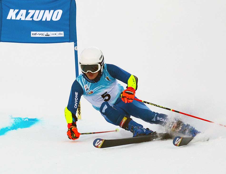 ジャイアントスラローム少年男子　5位　渡辺 悠翔選手（長野県長野日本大学高等学校）